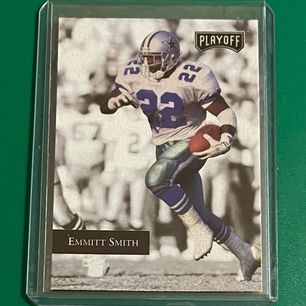 Emmitt Smith #1 1992 Playoff Football Trading Card